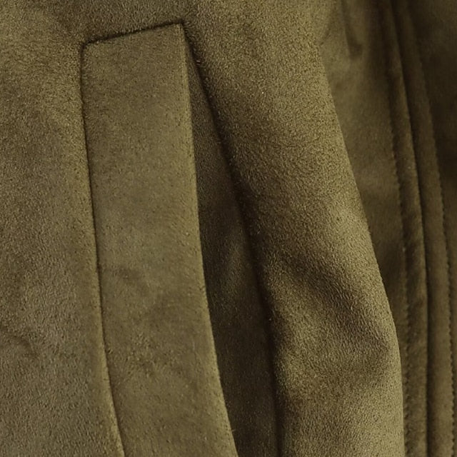 Pocket Women's Jacket Warm Zipper Casual Comfortable