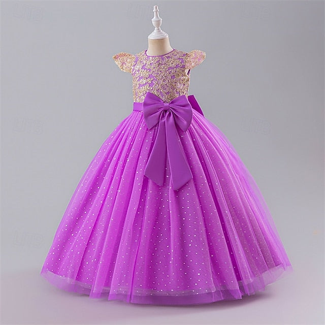 Girl Princess Flower Dress Kid's Girls'