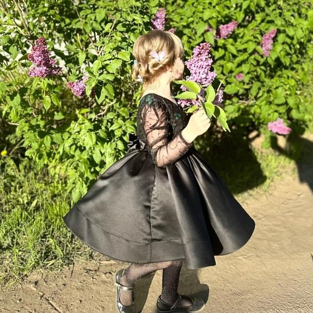 Kids First Girls' Flower Communion Party Dress Girl