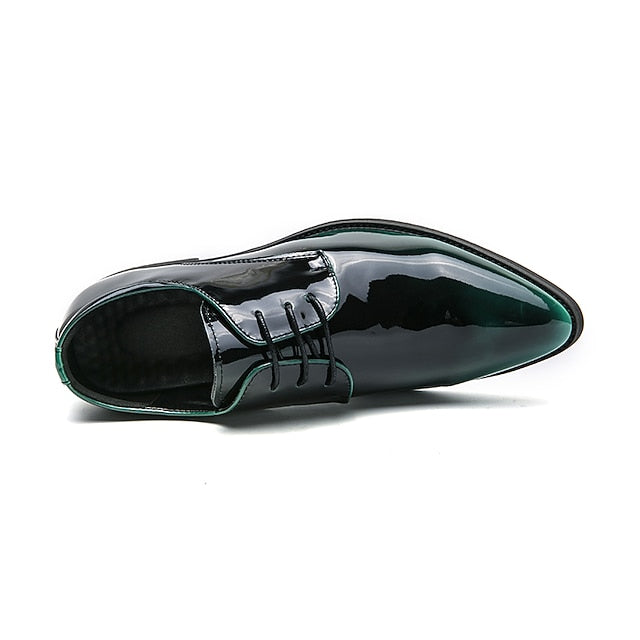 – Oxford Patent Shiny Leather Men's Formal Shoes