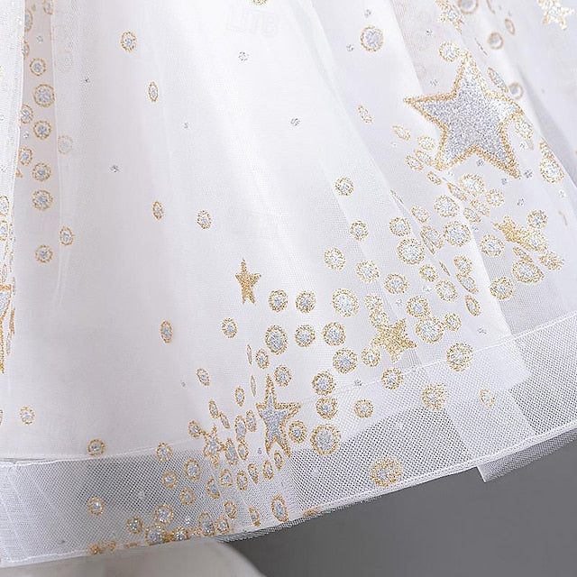 Flower Floral Kids Party Sequin Dress Girl Girls'