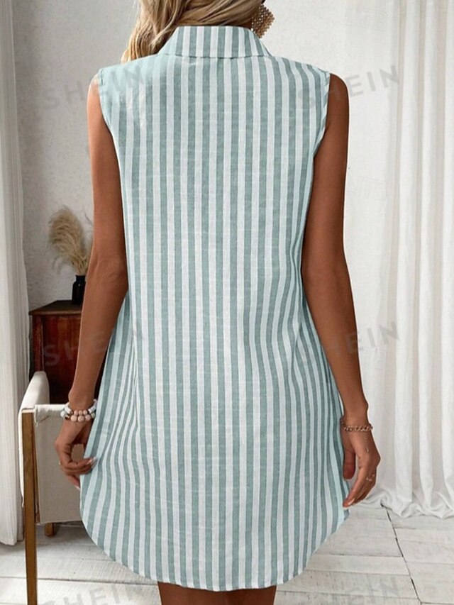 Women's Mini Dress Shirt Dress Fashion Modern Vacation