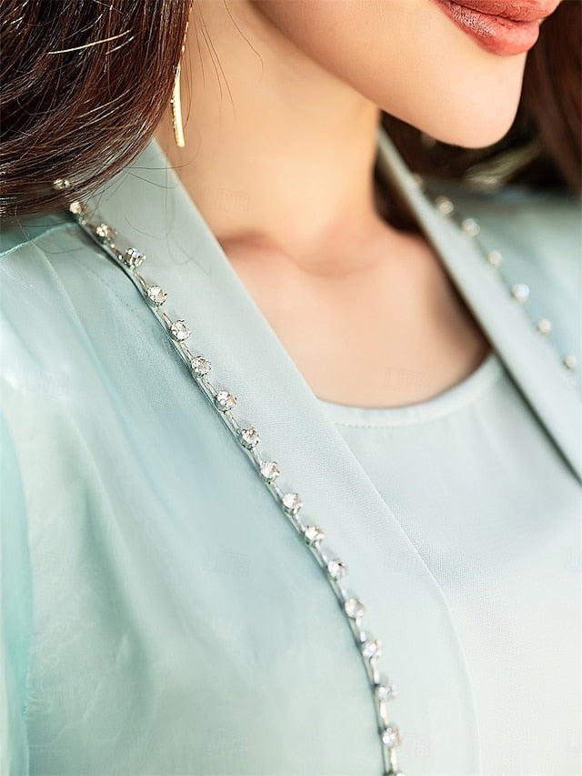 Elegant the of Vintage Mother Crew Bride Neck Dress Floor A-Line