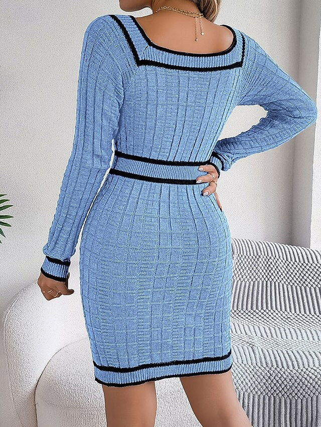Women's Mini Dress Sweater Dress Bodycon Bodycon Dress