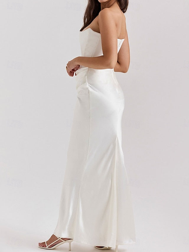 Mermaid / Trumpet Floor Length Prom Dresses Evening Gown