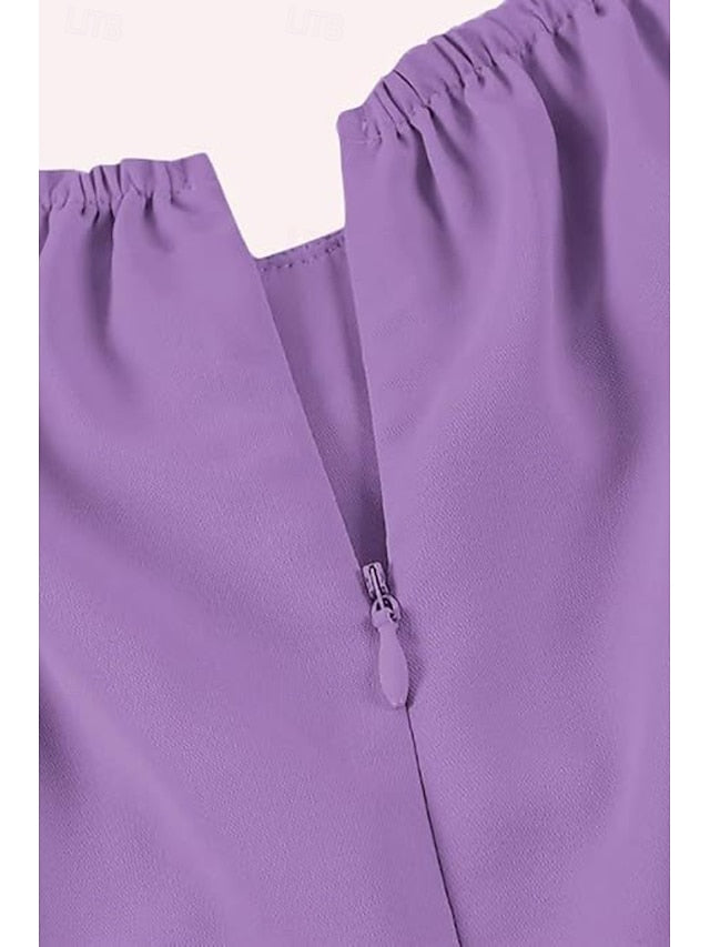 Women's Midi Dress Cotton Linen Dress Fashion Basic Modern