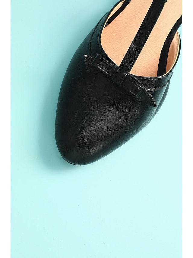 1950s 20s T-strap Vintage Chunky Heels Roaring Shoes Retro heels