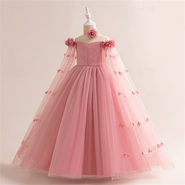 Girls' Flower Girl Dress Kid's Princess