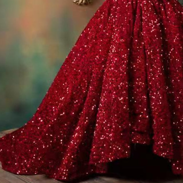 Girls' 3D Flower Colored Solid Sleeveless Girl Dress