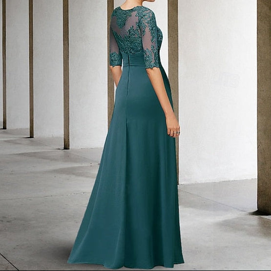 Bride Guest Sheath Wedding Plus Dress Elegant Mother Size of the