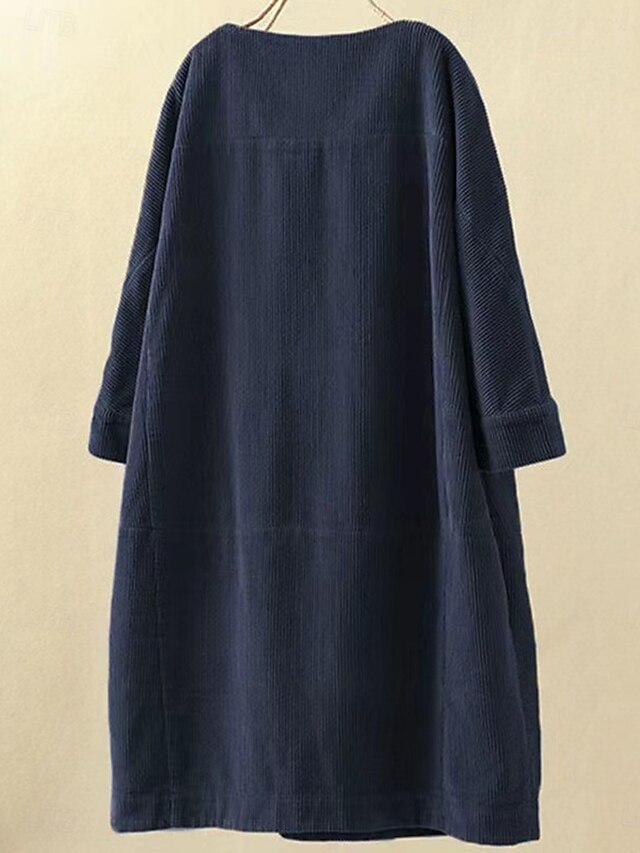 Women's Midi Dress Shift Dress Casual Daily Regular Fit