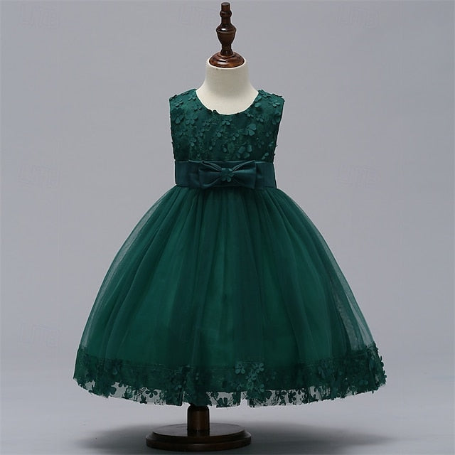 Girls' Flower Kid's Dress Princess Girl