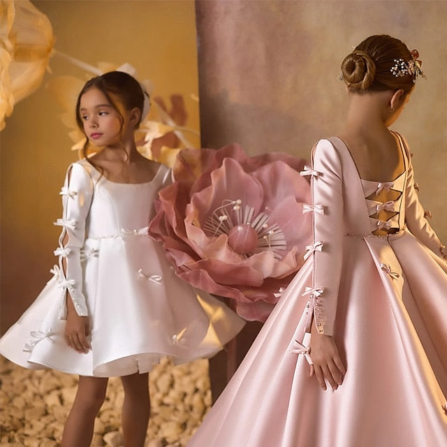 Party Girl Girls' Kids Dress Communion Flower First