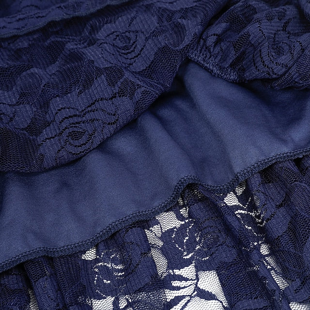 Flower Solid Girls' Long Kids Colored Girl Dress