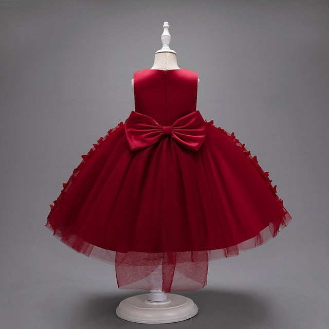 Girl Kids Dress Flower Party Butterfly Girls'