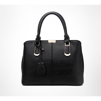 Leather Women's Green Elegant Handbag Faux – Structured