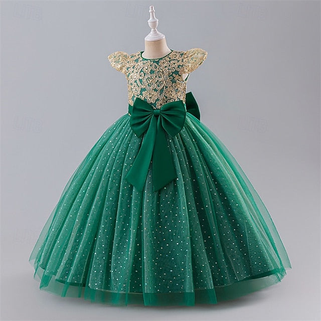 Girl Princess Flower Dress Kid's Girls'