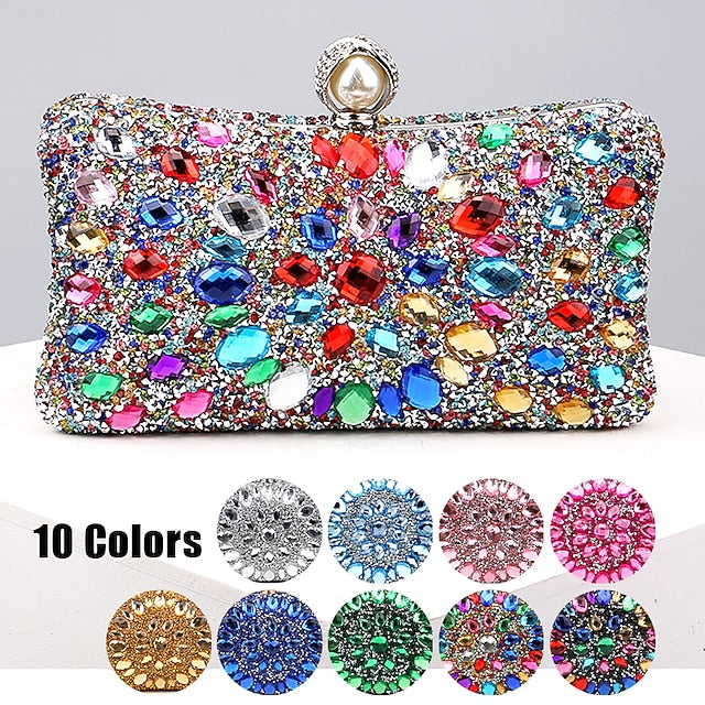 Wristlet Bag Polyester Clutch Bags Evening Women's