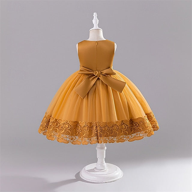 Girls' Princess Flower Dress Girl Kid's