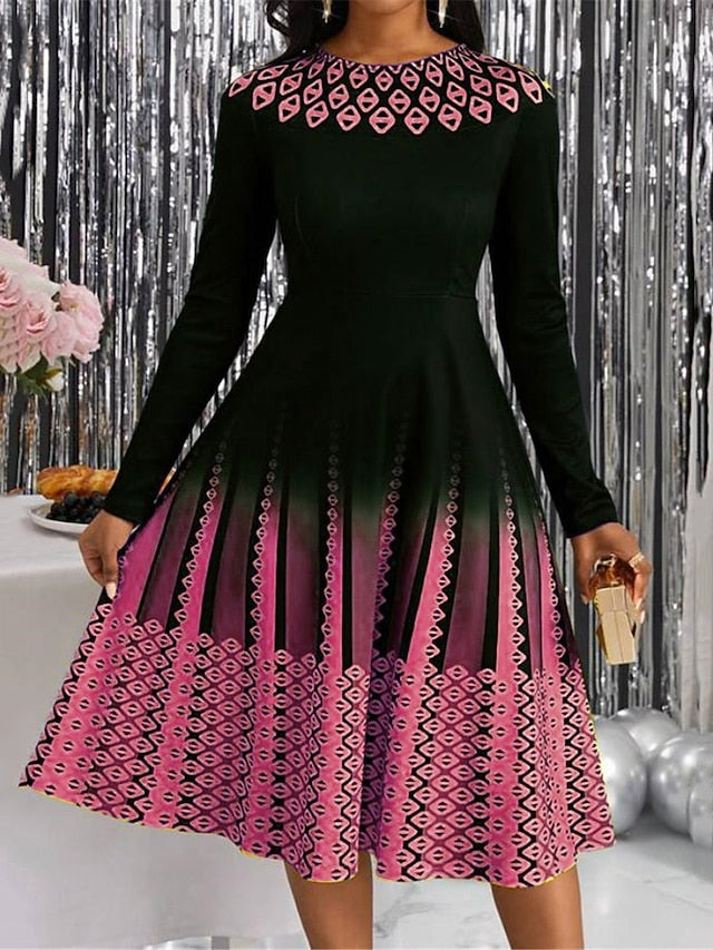 Women's Midi Dress A Line Dress Casual Dress Winter Dress