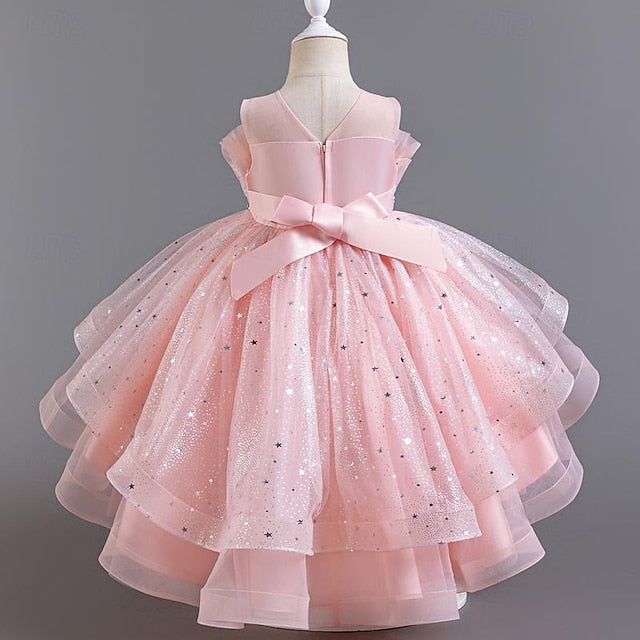 Flower Kids Girls' Sequin Girl Dress Sleeveless Party