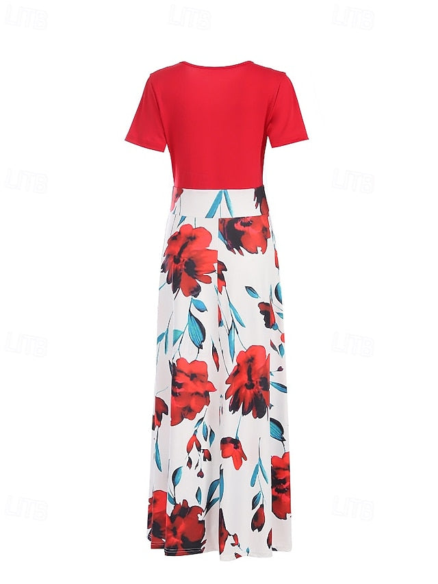 Women's Long Dress Maxi Dress Floral Dress Print Dress