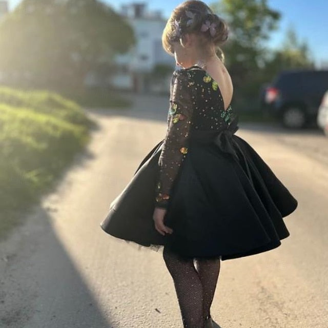 Kids First Girls' Flower Communion Party Dress Girl