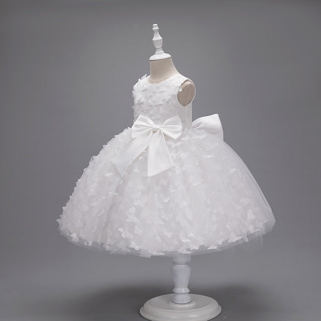 Girl Kids Dress Flower Party Butterfly Girls'