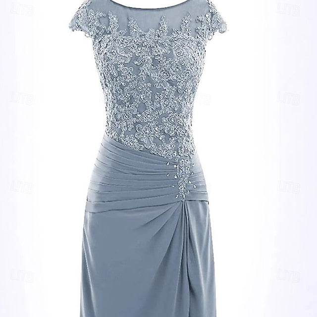 Mother Elegant Dress Crew / of Mermaid Bride Simple the Trumpet