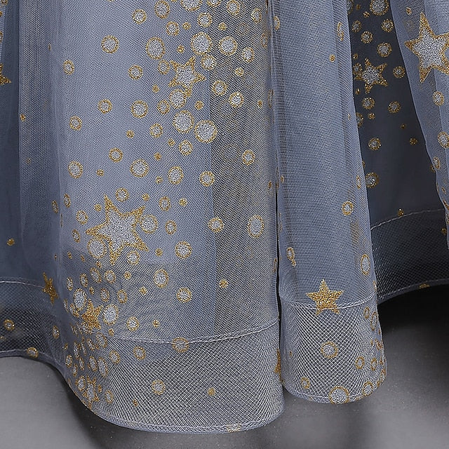 Short Polka Kids Star Girls' Party Dot Dress Flower