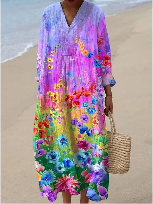 Women's Maxi Dress Shift Dress Casual Daily Going out Loose