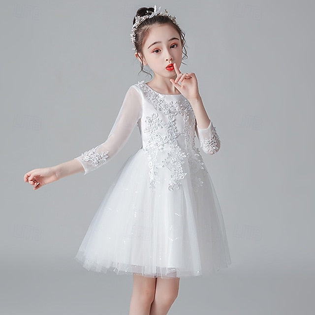 Dress Girl Princess Girls' Flower Kid's