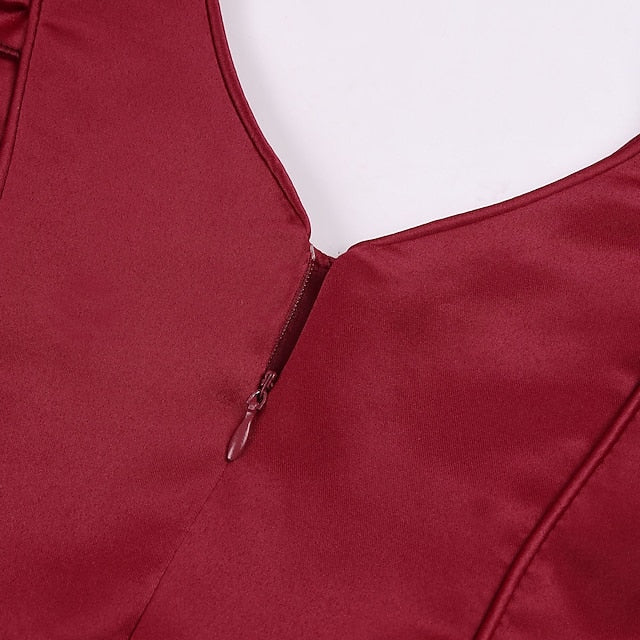 Sleeveless Formal Party Dress Girls' Kids Color Solid