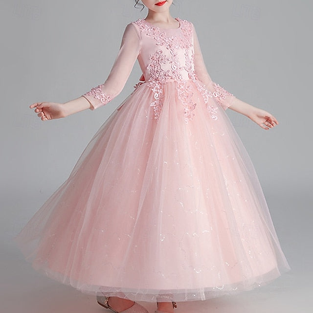 Flower Girl Girls' Kid's Princess Dress
