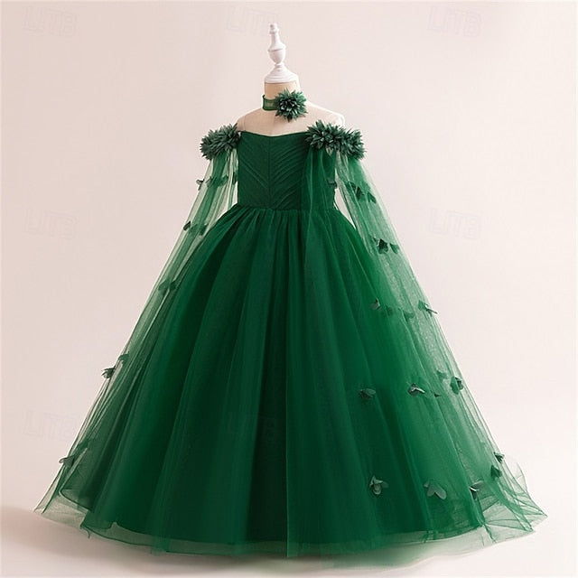 Girls' Flower Girl Dress Kid's Princess