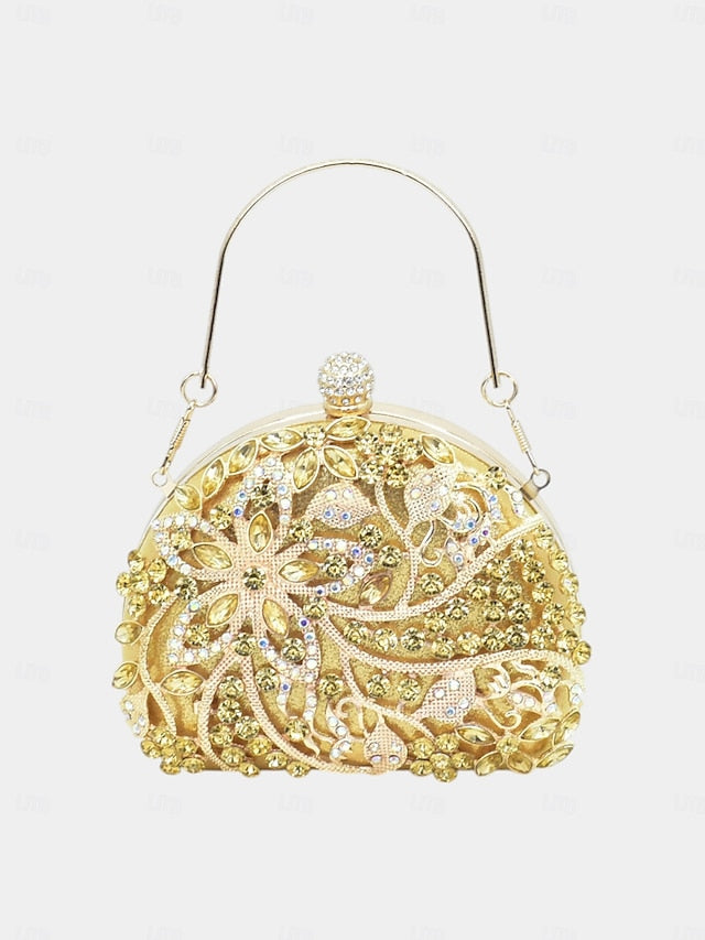 Gold Embellished Heels Matching with – Slingback Handbag