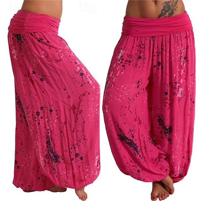 Women's Pants Trousers Palazzo Pants Fashion Boho Full