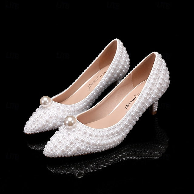 White Party Shoes Women's Wedding