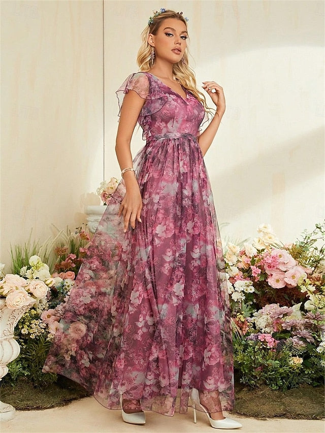 A-Line Quinceanera Dresses Elegant Dress Formal Wedding Floor