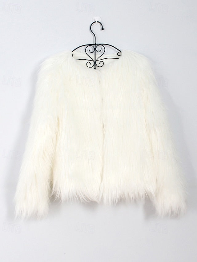 Faux Coat Warm Leathers Fur Women's Comfortable Furs
