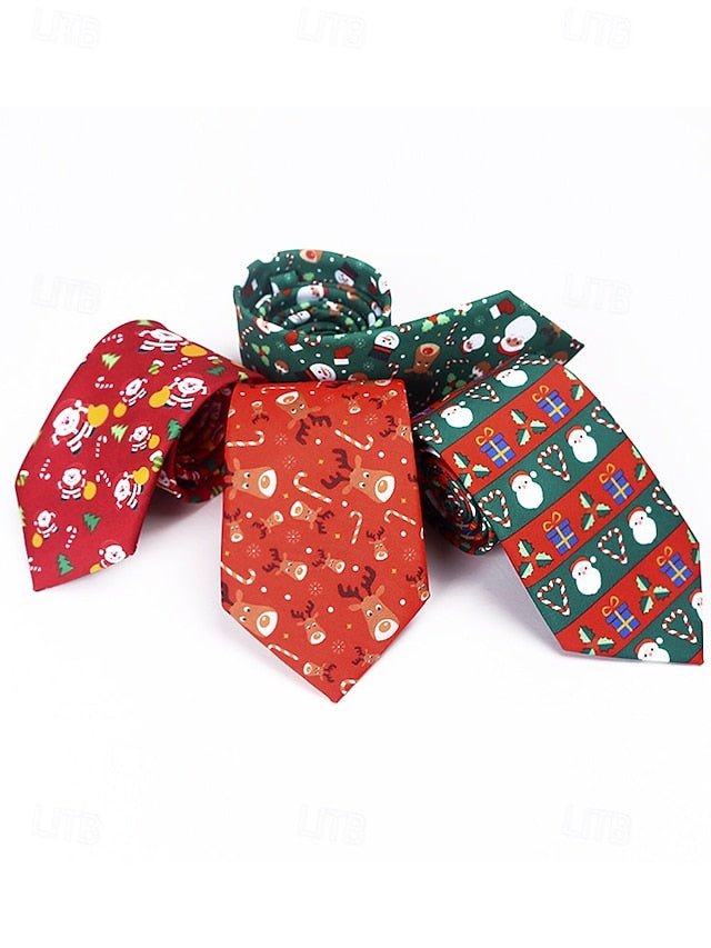 – Men's Holiday Christmas Festive Fun and Ties Neckwear