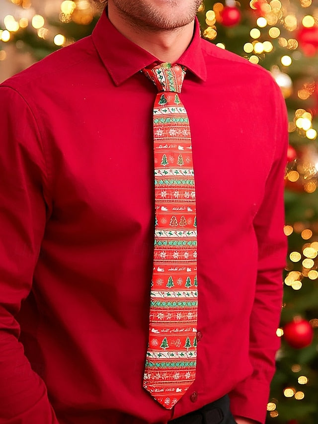 – Men's Holiday Christmas Festive Fun and Ties Neckwear