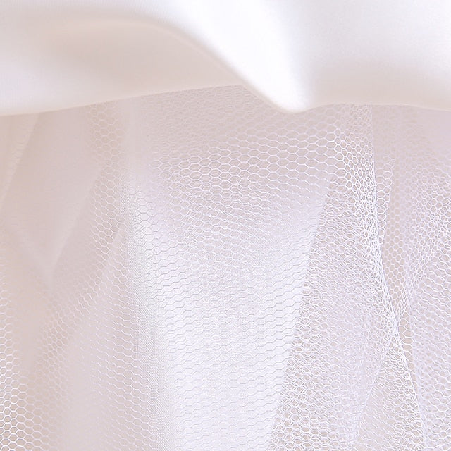 Kids Formal Sleeveless Party Girls' Color Solid Dress