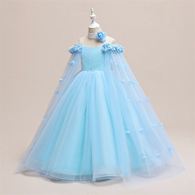 Girls' Flower Girl Dress Kid's Princess