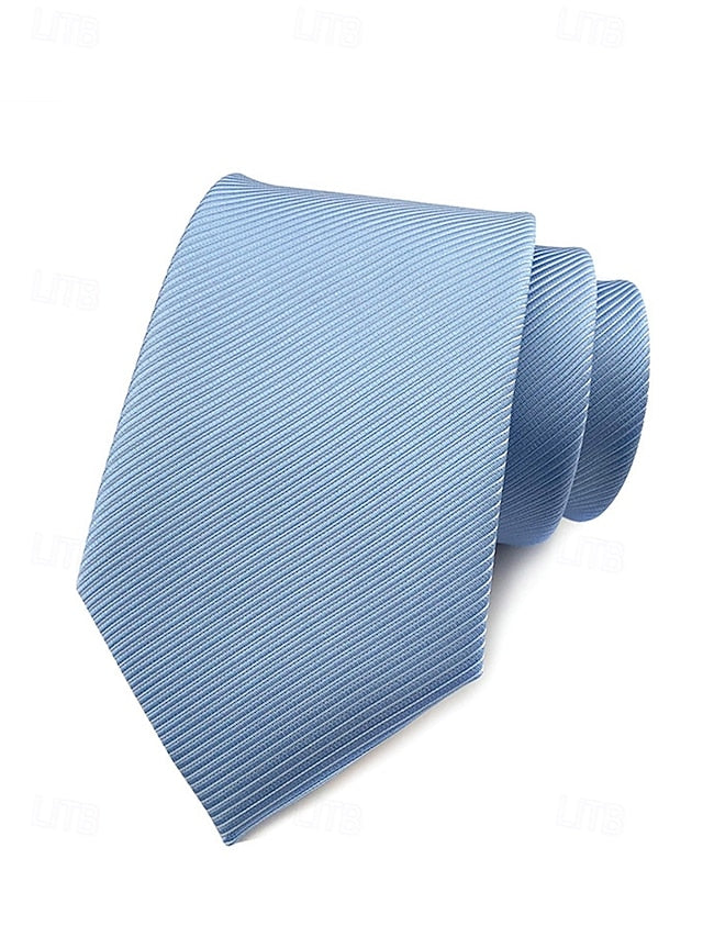 tie striped satin Men's