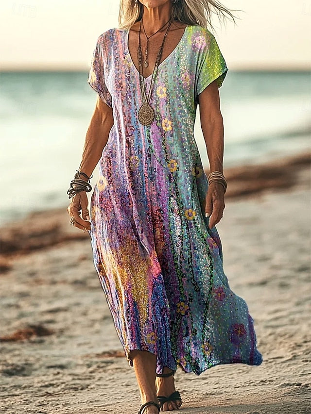 Women's Floor length Casual Dress A Line Dress Summer Dress