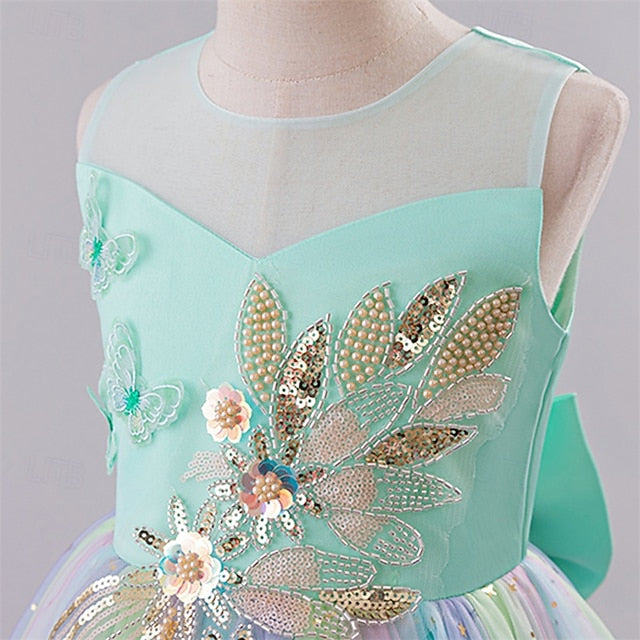 Kid's Girl Flower Princess Girls' Dress