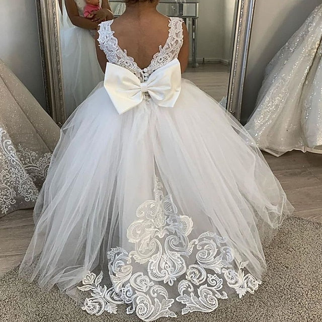 Girls' First Girl Flower Party Communion Dress