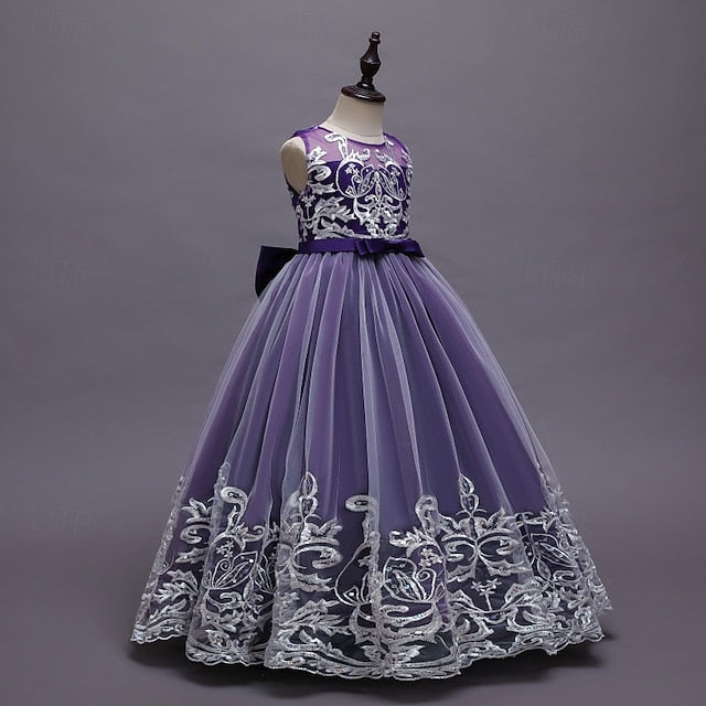 Princess Girl Girls' Flower Kid's Dress