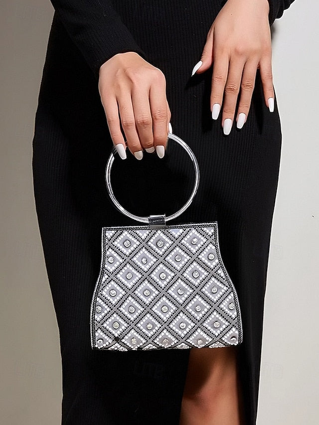 – Bag Embellished Clutch Rhinestone Women's Evening